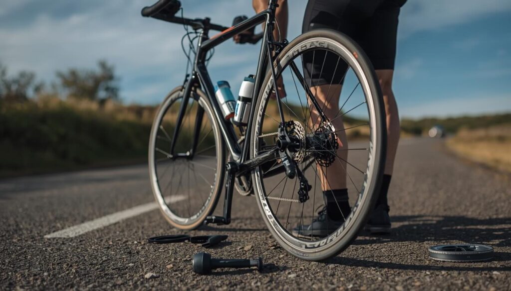 How to change a road bike tyre